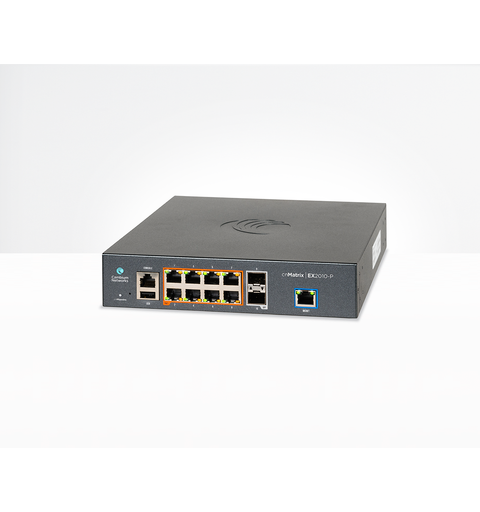 Cambium cnMatrix EX2010-P Intelligent PoE-switch, 8x1G + 2x1G SFP