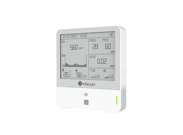 Milesight AM308-868M - Miljøsensor LoRaWAN, Display, Batteridrift