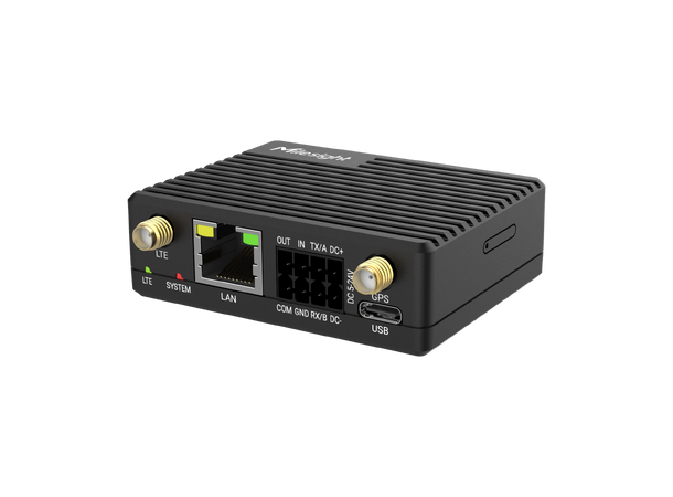 Milesight UR41 - Mini Industrial Router 4G LTE, 1xRS232+1xRS485,ETh 1 DI/O, GPS 
