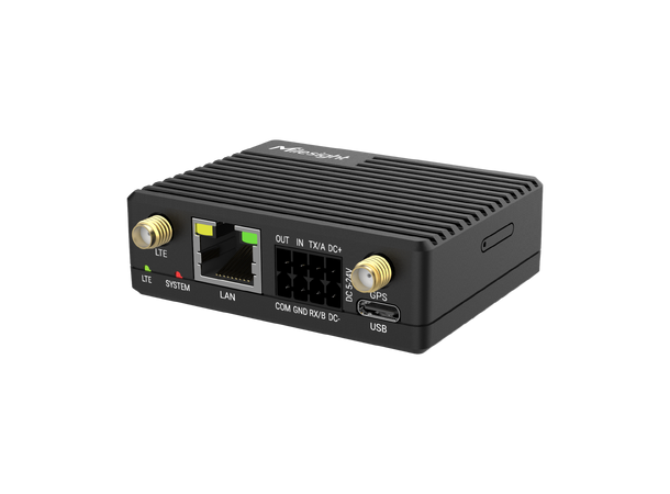 Milesight UR41 - Mini Industrial Router 4G LTE, 1xRS232+1xRS485,ETh 1 DI/O, GPS
