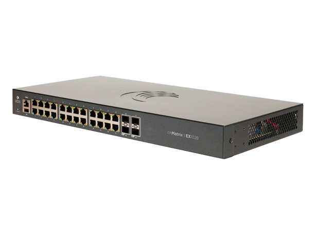Cambium cnMatrix EX1028 Intelligent Switch, 24x1G + 4x1G SFP