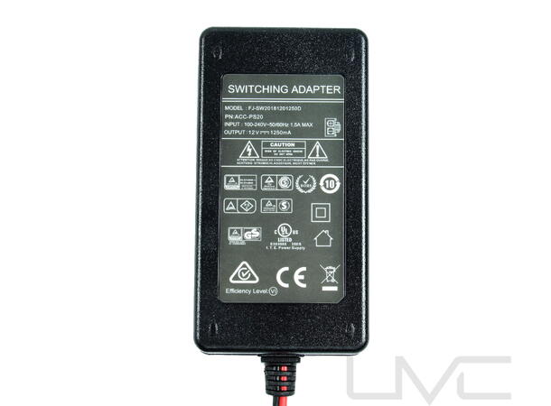 Lantronix P22E0 - 12V Strømforsyning 12VDC/1.25A, 2-pin Molex for E2xx-serie