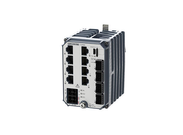 Westermo Lynx 5512-F4G-T8G-LV L2 switch med 4x 1G SFP og 8x1G TX