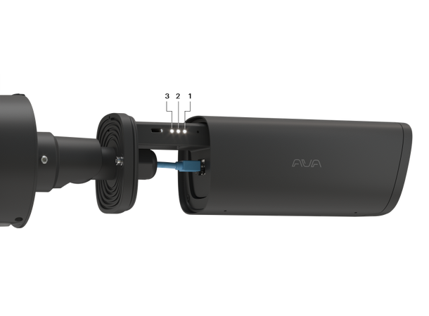 AVA BULLET-WI-W-5MP Ava Bullet Wide White - 5MP