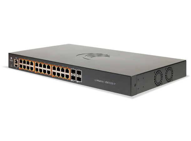 Cambium cnMatrix EX1028-P Intelligent Switch, 24x1G PoE+/ 4x1G SFP