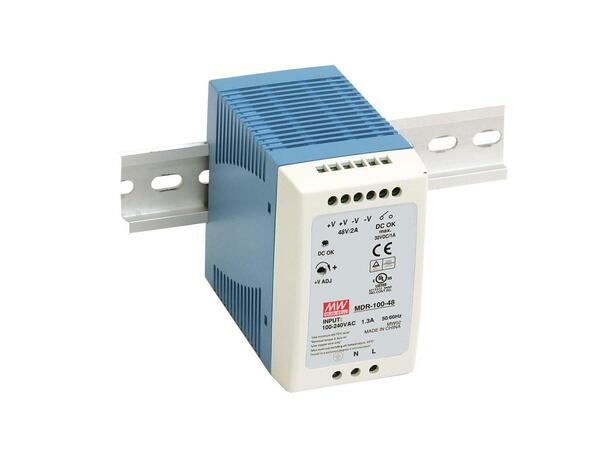 Mean Well MDR-100-48 230 VAC 48VDC 96W 2A DIN