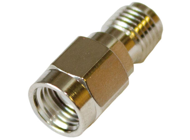 Overgang, SMA-Female/RP SMA-Male 50Ohm, Rett, Reverse Polarity SMA