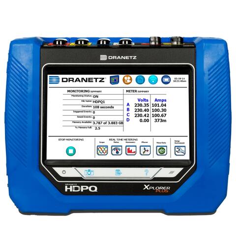 Dranetz HDPQ Xplorer Plus Nettanalysator Flex-pakke 30/300/3000A, 1-3PCT, 1-1PCT