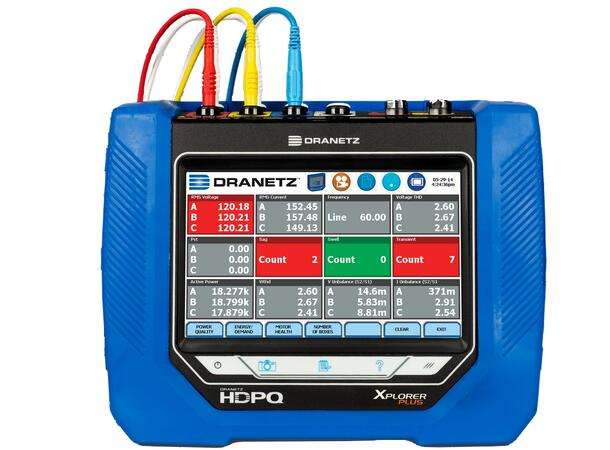 Dranetz HDPQ Xplorer Plus Nettanalysator Flex-pakke 30/300/3000A, 1-3PCT, 1-1PCT