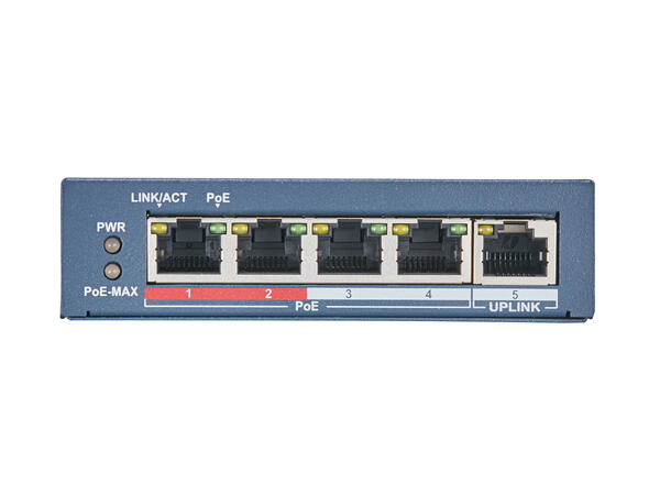 Hikvision DS-3E1105P-EI Smart Managed 4-Port 100 Mbps PoE Switch