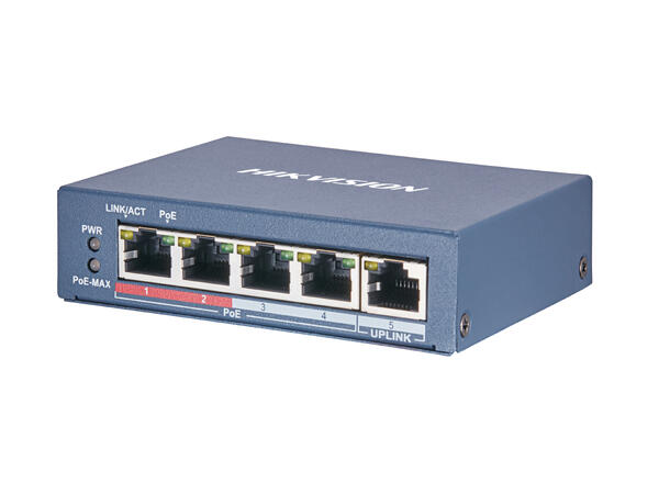 Hikvision DS-3E1105P-EI Smart Managed 4-Port 100 Mbps PoE Switch