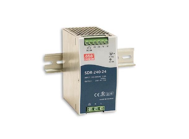 Mean Well SDR-240-24 230AC 24VDC 10A DIN
