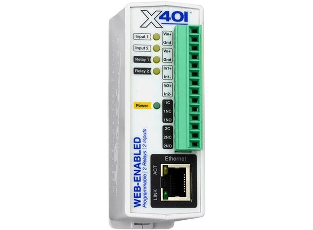 CBW  X-401-E 2 Din 2 rele  9-24 PoE 