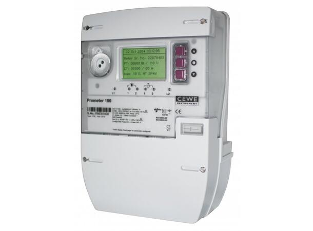 CEWE Prometer 100 W5 Kl. 0,2s_Linja Test Selvforsynt og 60-240VAC/DC_RS232+RS 485 