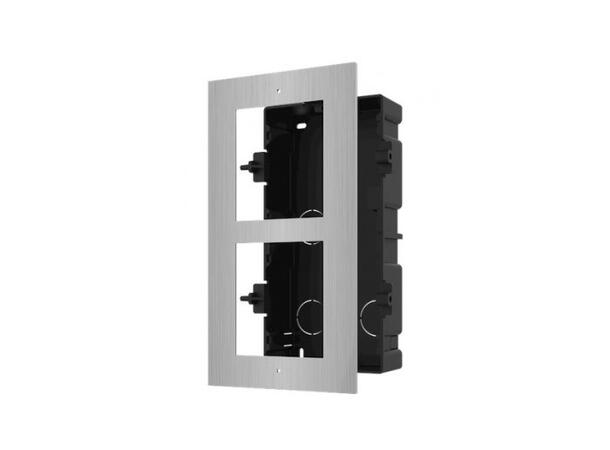 Hikvision DS-KD-ACF2/S Wall mount frame - Flush 2 Modules 