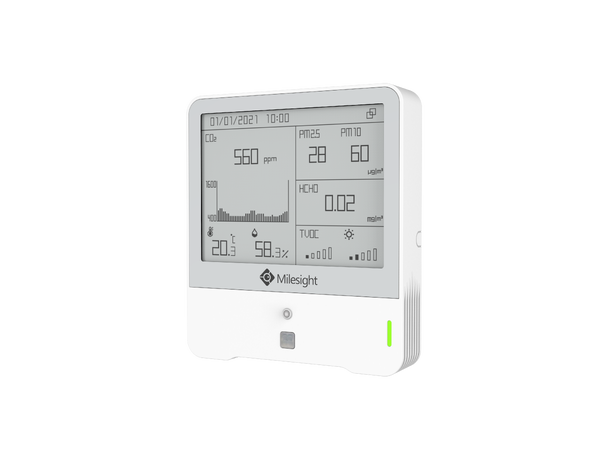 Milesight AM319-O3 - Miljøsensor LoRaWAN, Display, Ozon, PM2.5/10 