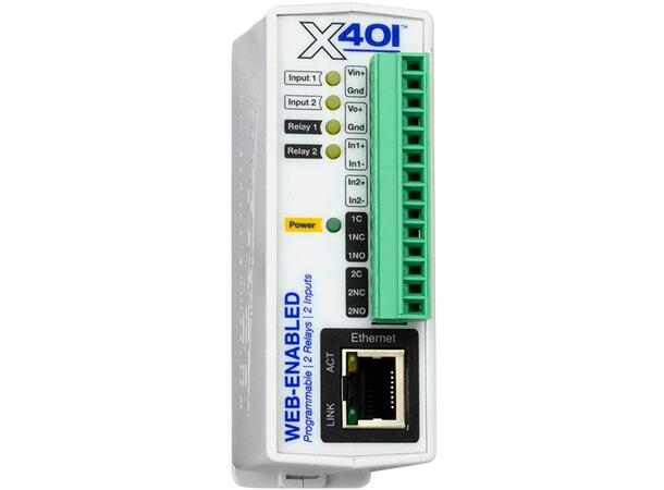 Xytronix X-401-E 2 Din 2 rele  9-24 PoE