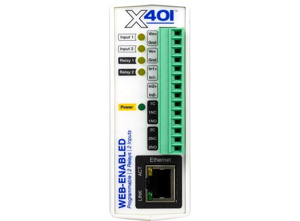 Xytronix X-401-E 2 Din 2 rele  9-24 PoE