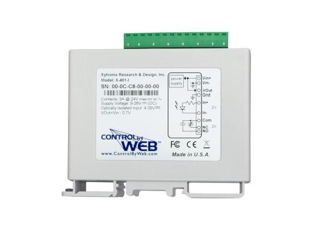 Xytronix X-401-E 2 Din 2 rele  9-24 PoE
