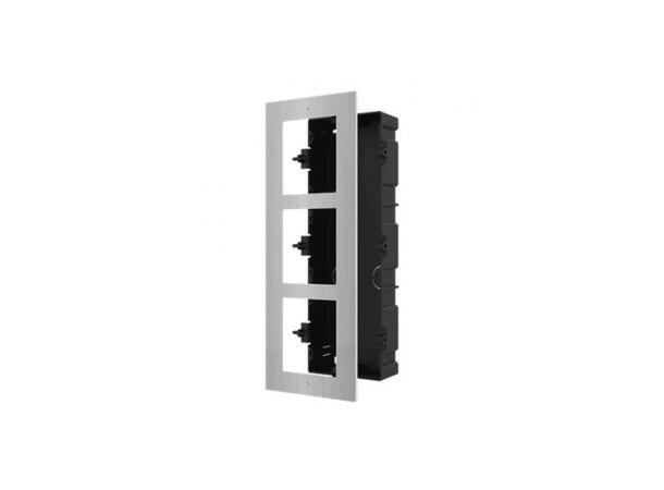 Hikvision DS-KD-ACF3/S(O-STD) Wall mount frame - Flush 3 Modules