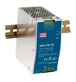 Mean Well NDR-240-24 230 VAC 24 VDC 240W 10A DIN