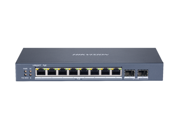 Hikvision DS-3E1510P-SI Smart Managed 8-Port Gigabit PoE Switch