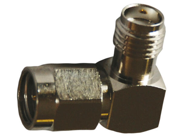 Overgang, SMA-Male til SMA-Female Vinkel 50Ohm, vinklet