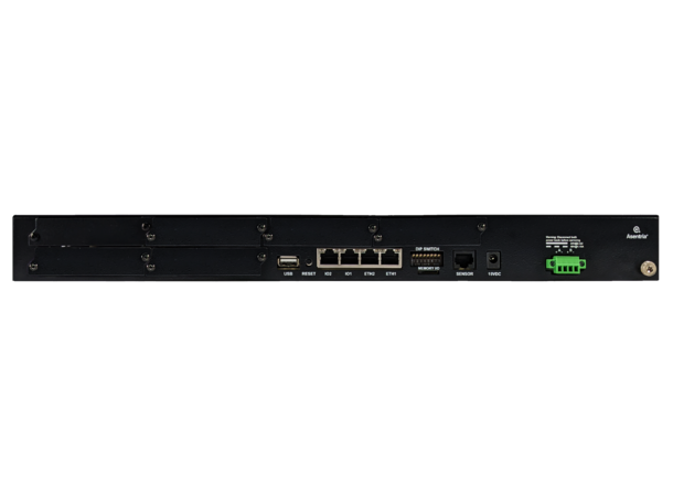 Asentria S550A w/6 plug-in slots S550A with 48VDC & 230VAC, 16 dig inputs