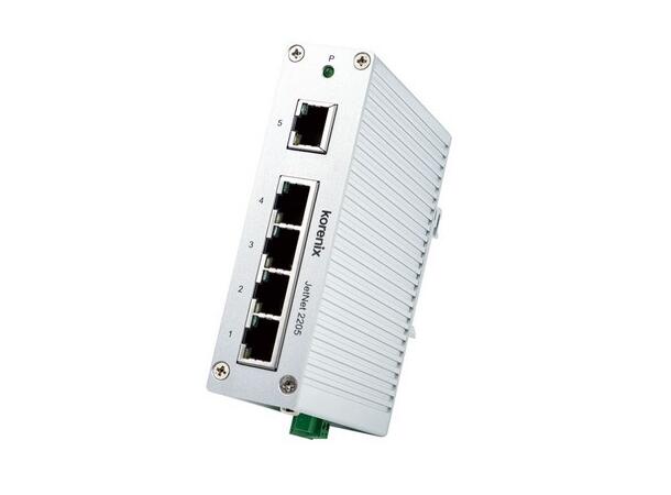 Korenix JetNet 2205 Industrial 5-port 10/100TX, -40~75.