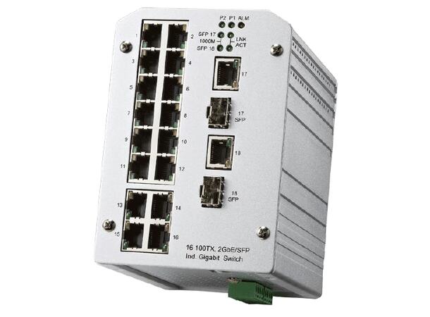 Korenix JetNet 3018G V3 Switch 16Tx 2Gb SFP/RJ45