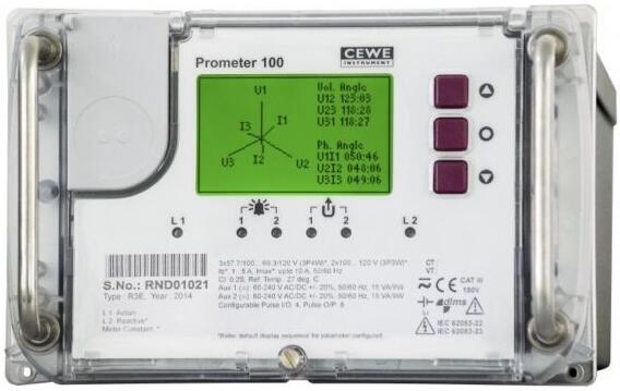 Prometer 100 Rack Price CEWE Prometer 100 R1 kl. 0,2s 60-240VAC/DC_60-240VAC/DC RS232/485 ...
