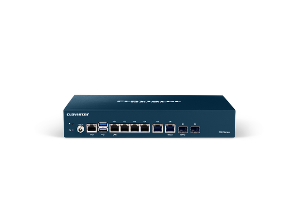 Clavister NetWall 310 - Enterprise NGFW 6xGbE, 2xSFP, 4 Gbps / 500 IPsec 