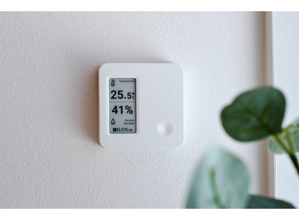 Elsys ERS Display Lite LoRa LoRaWAN, Temp, Fukt, E-Ink display