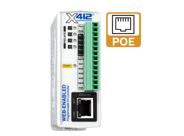 CBW X-412-E WEB  4 Rele  4Ain 