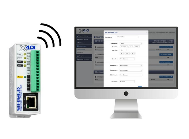 CBW  X-401W-I WEB  3A 2Rele  2Din WiFi 