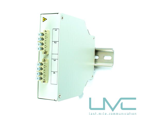 Fiber patcheboks GPDRB-08-LC-13-MM Patcheboks DIN-Rail fullt bestykket 