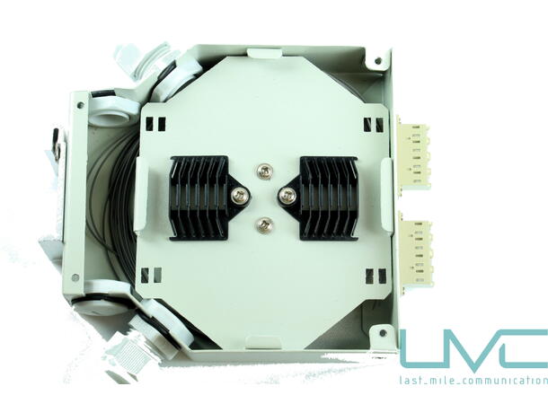 Fiber patcheboks GPDRB-08-LC-13-MM Patcheboks DIN-Rail fullt bestykket 