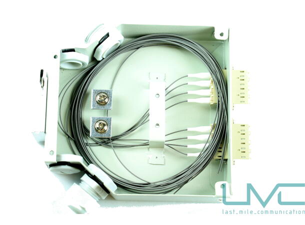 Fiber patcheboks GPDRB-08-LC-13-MM Patcheboks DIN-Rail fullt bestykket 