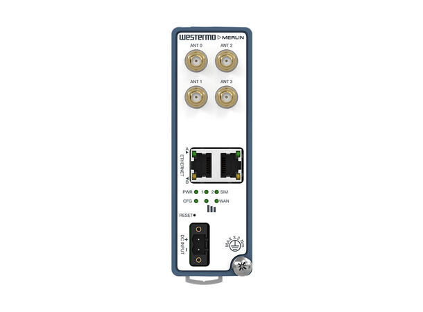 Westermo Merlin 3103 Compact 5G router 5G, 2xGbE, GNSS, 9-36VDC, 4xSMA-F 