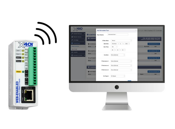 Xytronix X-401W-I WEB  3A 2Rele  2Din WiFi