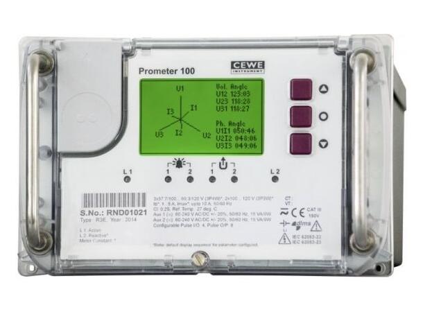 CEWE Prometer 100 R2 Kl. 0,2s Self Powered & 60-240VAC/DC_RS232+RS485 