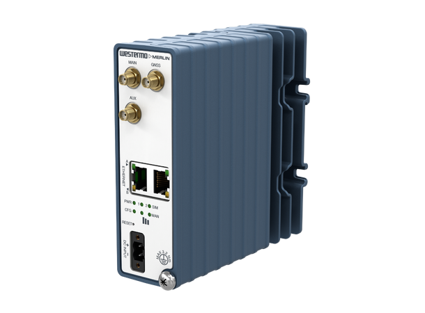 Westermo Merlin 3103 - Compact 4G router LTE Cat 4, 2xGbE, GNSS, TPM, 3xSMA-F