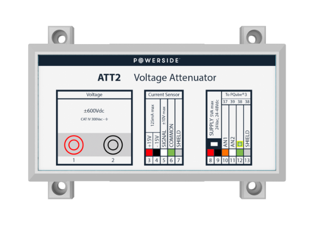 Powerside_ ATT1-1200V DC Voltage Attenuator Module, 1200V DC