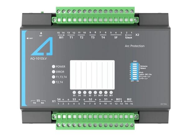 Arcteq AQ-101DLV Arc Flash Protection 95-265AC/DC Supply_24VDC Binary Input 