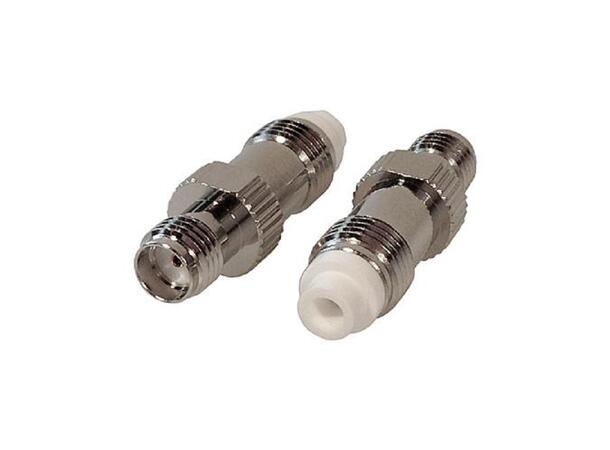 Overgang, FME-Female til SMA-Female 50Ohm, rett