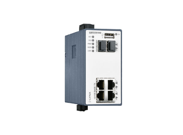 Westermo L206-F2G Managed L3 switch 4Tx 2 SFP Gb